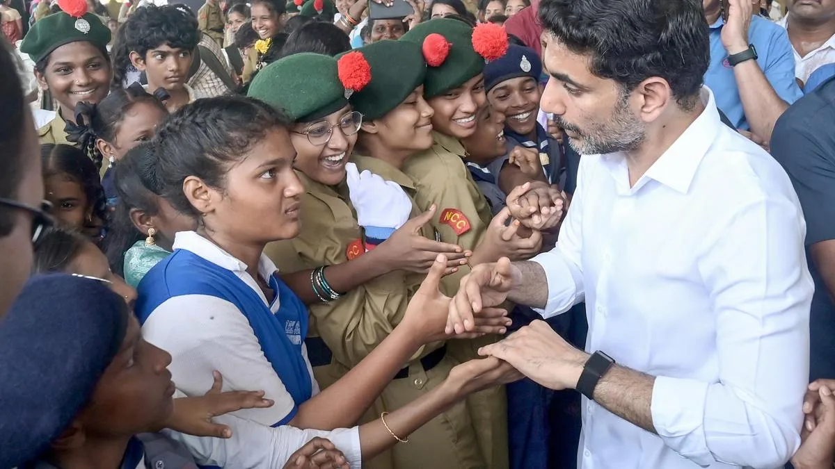 Nara Lokesh credits mother for his upbringing, success