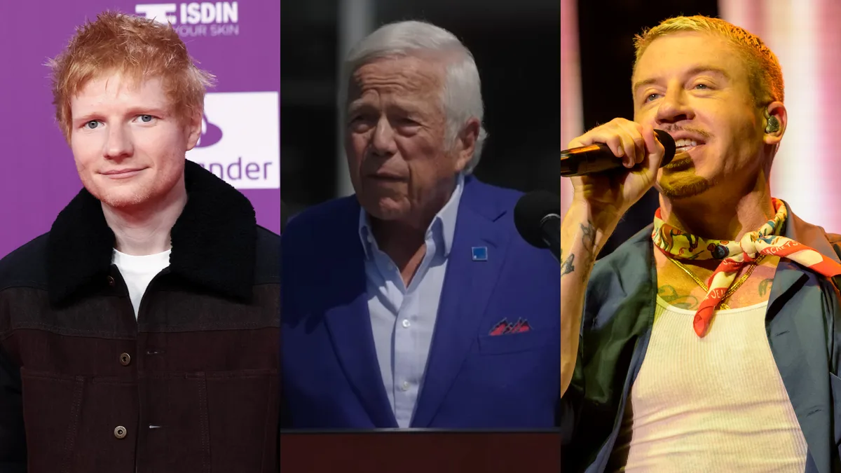 Robert Kraft anuncia doação milionária com Ed Sheeran para Gaza após convocação de Macklemore; leia a íntegra Robert Kraft anuncia doação milionária com Ed Sheeran para Gaza após convocação de Macklemore; leia a íntegra