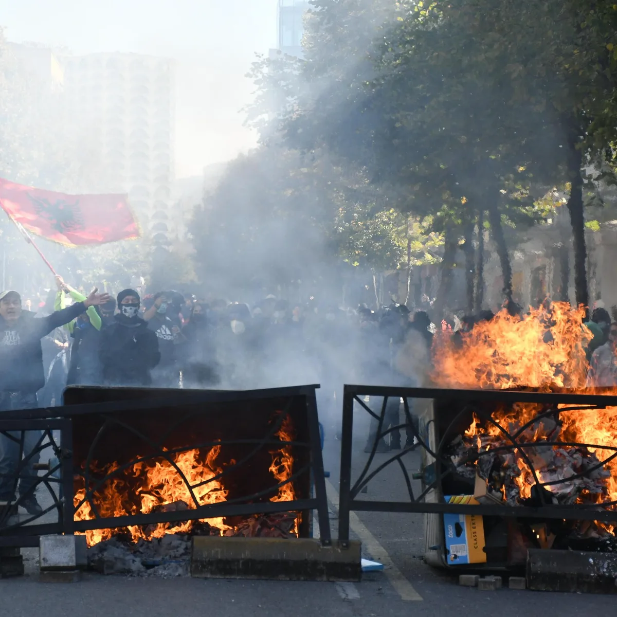 Fünfter Tag in Folge - Erneut Gewalt bei Demos gegen die Regierung in Albanien