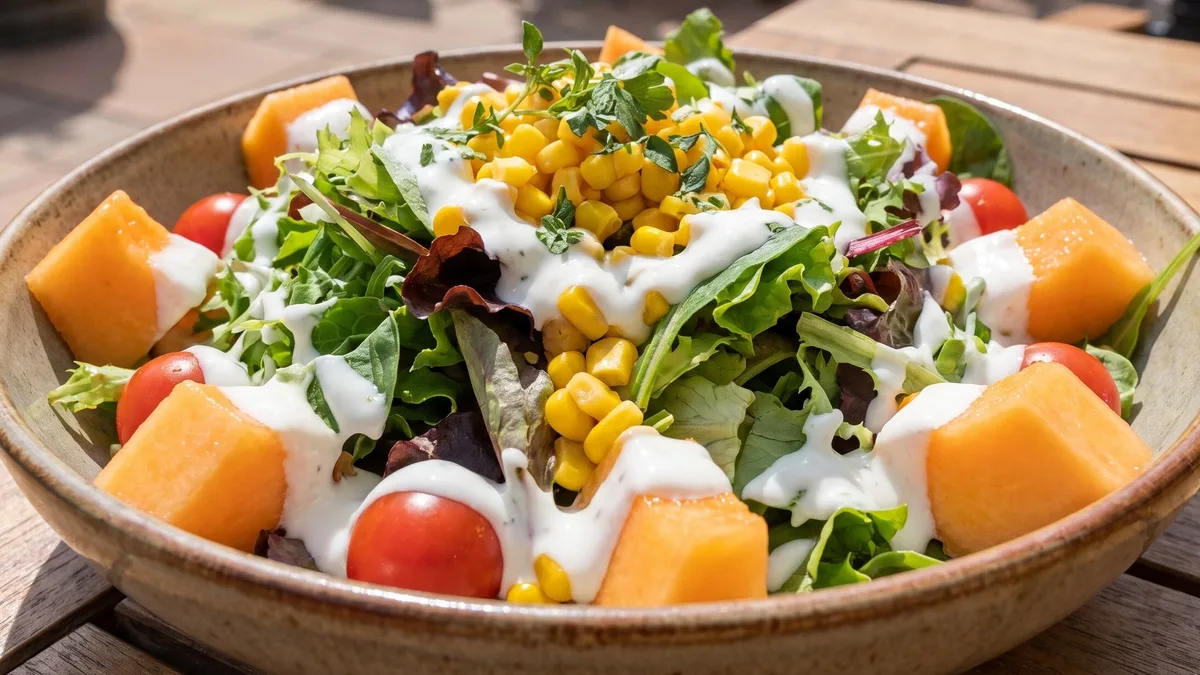 Ensalada italiana de melón, la receta saludable y fácil de hacer que es perfecta para refrescarse en verano
