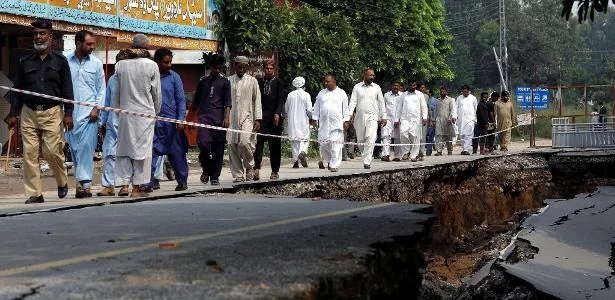Terremoto atinge o Paquistão