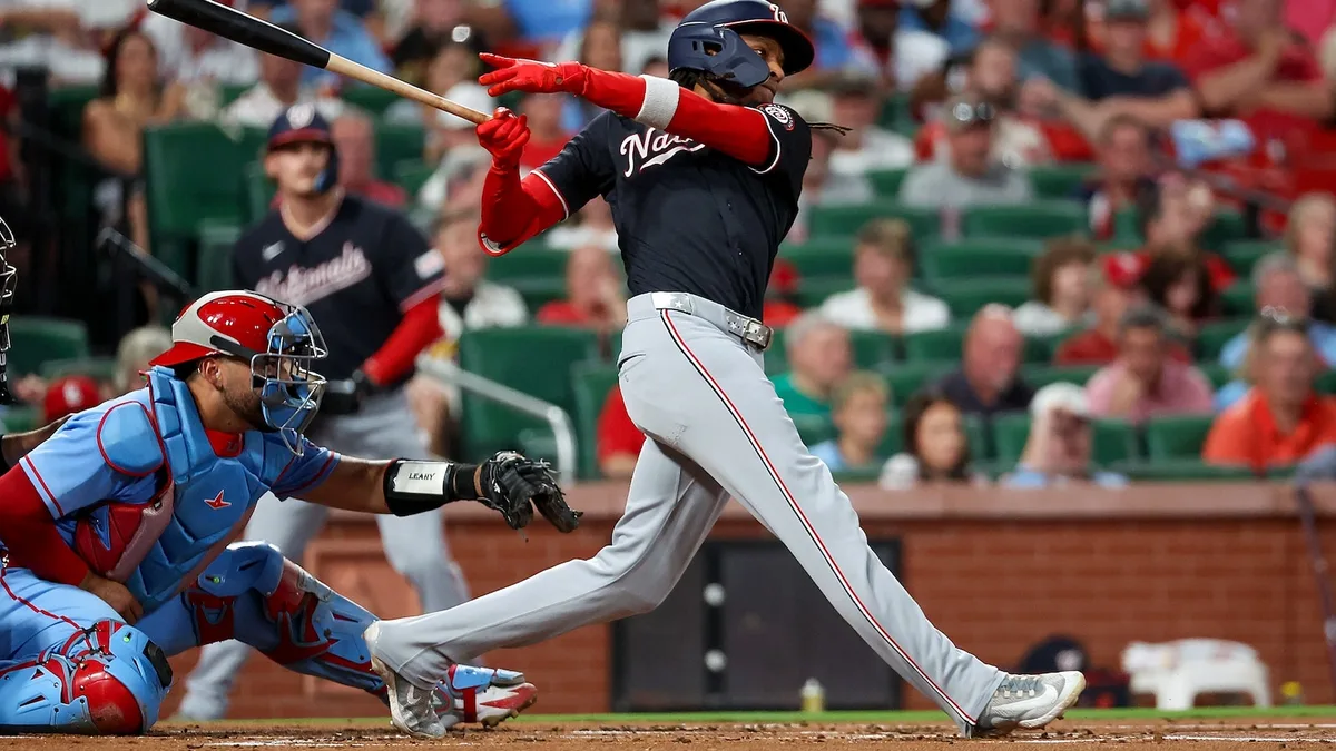 CJ Abrams joins 30-30 club as Nationals rout Cardinals 9-1