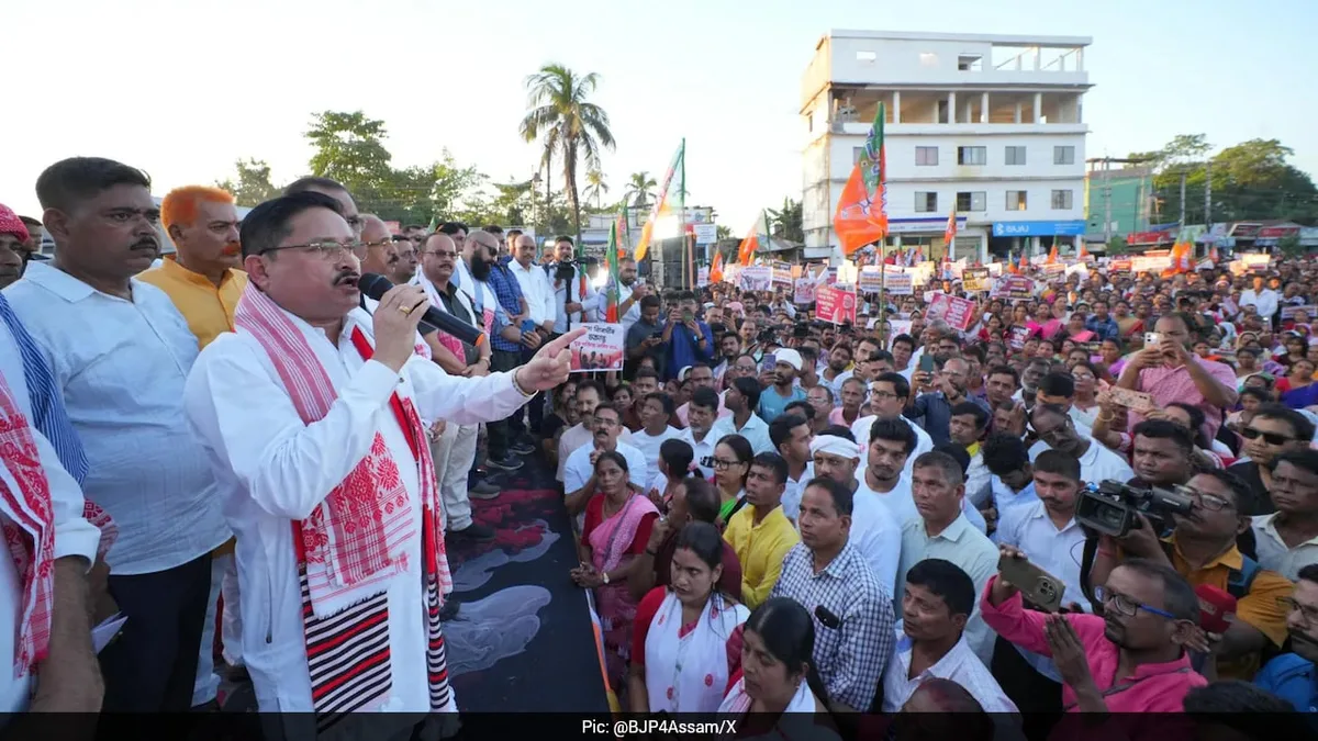 BJP Launches Statewide Protests Against Rahul Gandhi, Congress