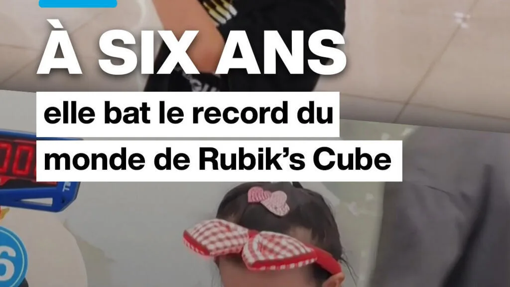 Une petite fille bat le record du monde de Rubik’s Cube