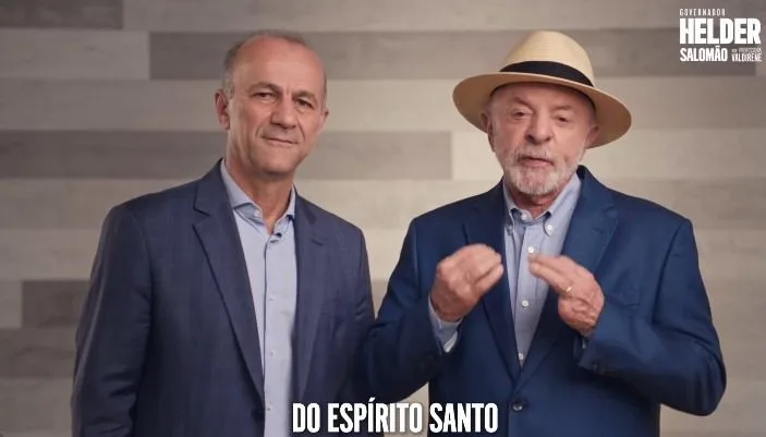 Lula entra na campanha de Helder Salomão ao governo do ES