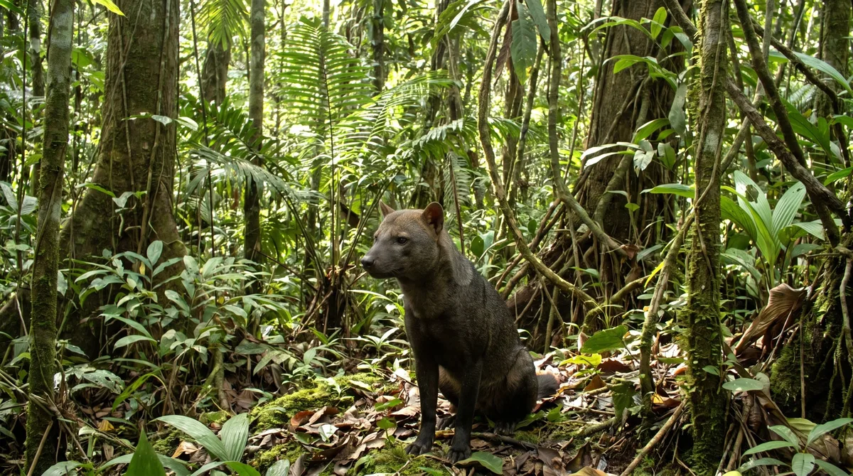 El escurridizo perro de orejas cortas sale a la luz: nuevas imágenes amplían su mapa en la Amazonia