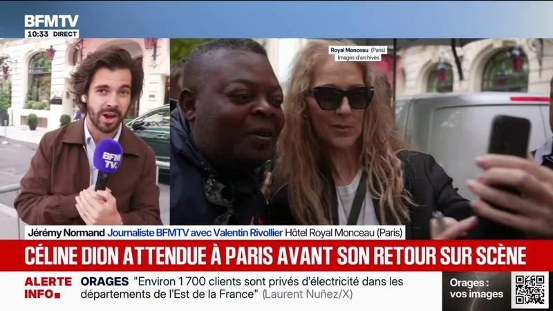 Céline Dion attendue à Paris avant son retour sur scène