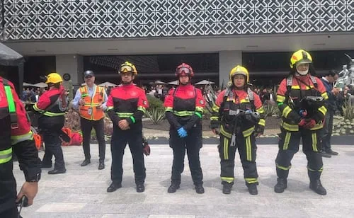 Cámara de Diputados realiza simulacro de sismo magnitud de 7.4 grados; evacúa a más de 5 mil personas
