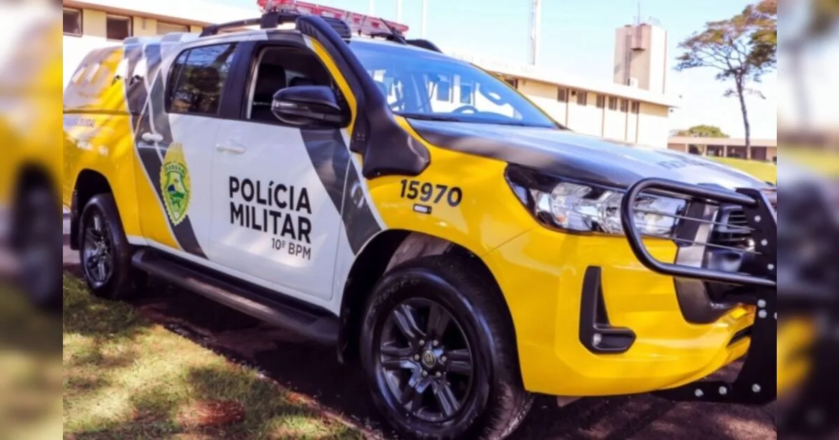 Homem é preso pela PM em cima de telhado no PR após agredir mãe e companheira