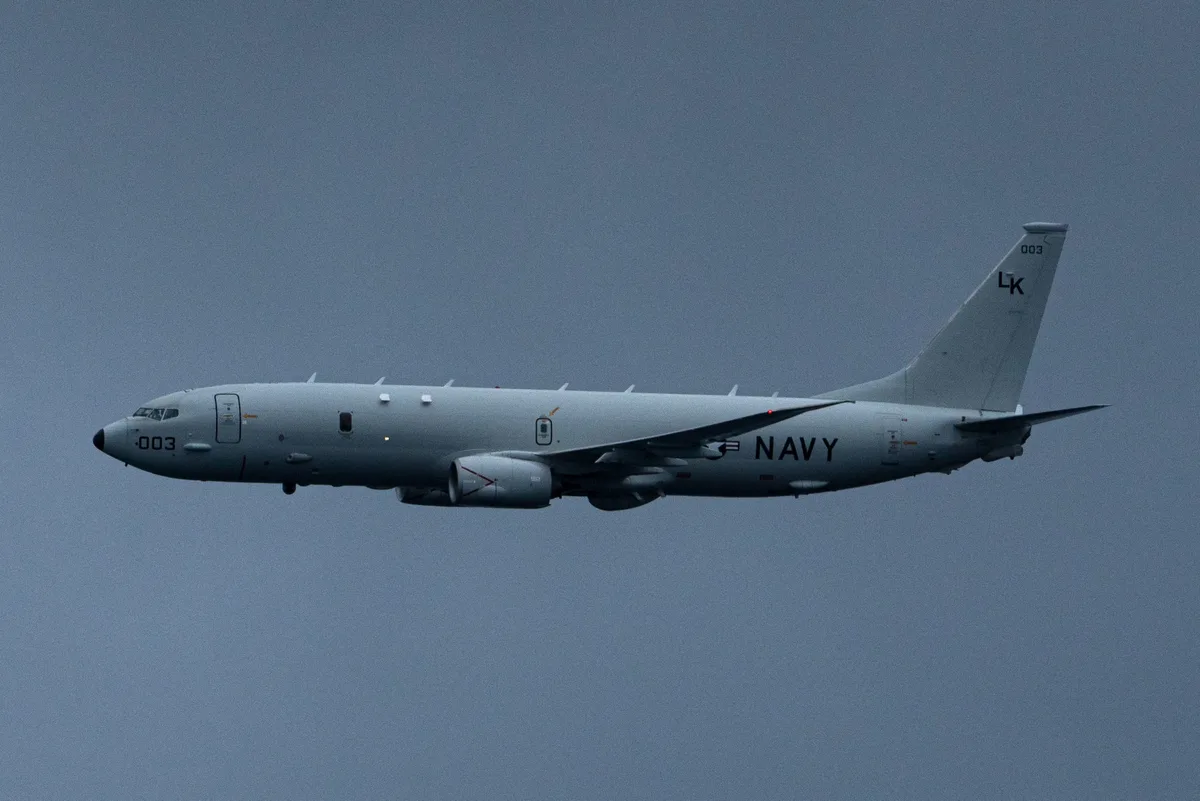 Avión patrulla de EEUU sobrevoló el estrecho de Taiwán bajo la vigilancia del régimen chino