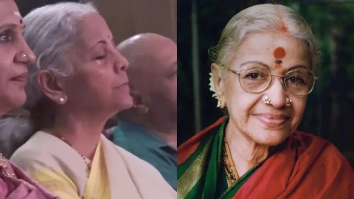 Video: Nirmala Sitharaman Gets Emotional While Remembering MS Subbulakshmi