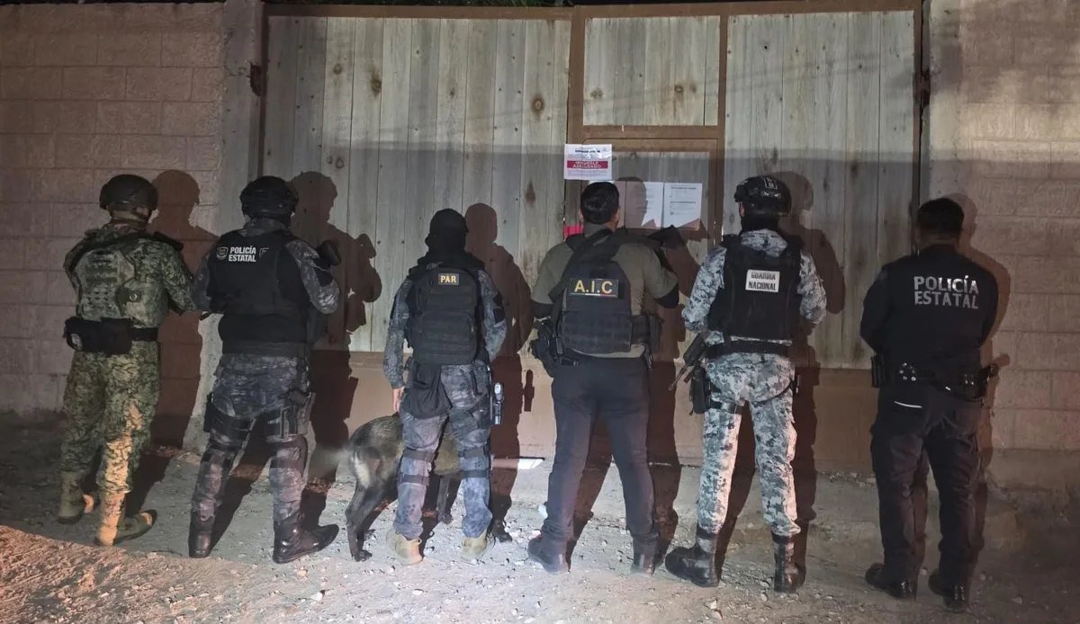 Operativo en ejido de San Pedro deja inmueble asegurado y droga; no hay detenidos