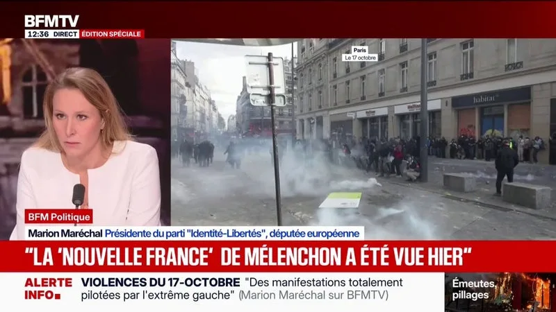 Pour Marion Maréchal, eurodéputée et présidente d'Identité-Libertés "l'enjeu n'est plus de savoir si Laurent Nuñez doit démissionner pour être remplacé par un Laurent Nuñez bis"