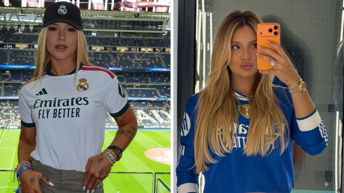 Virginia ‘divide’ sentimento com esposa de Endrick ao acompanhar Vini Jr. em goleada do Real Madrid: ‘Tava com saudades’