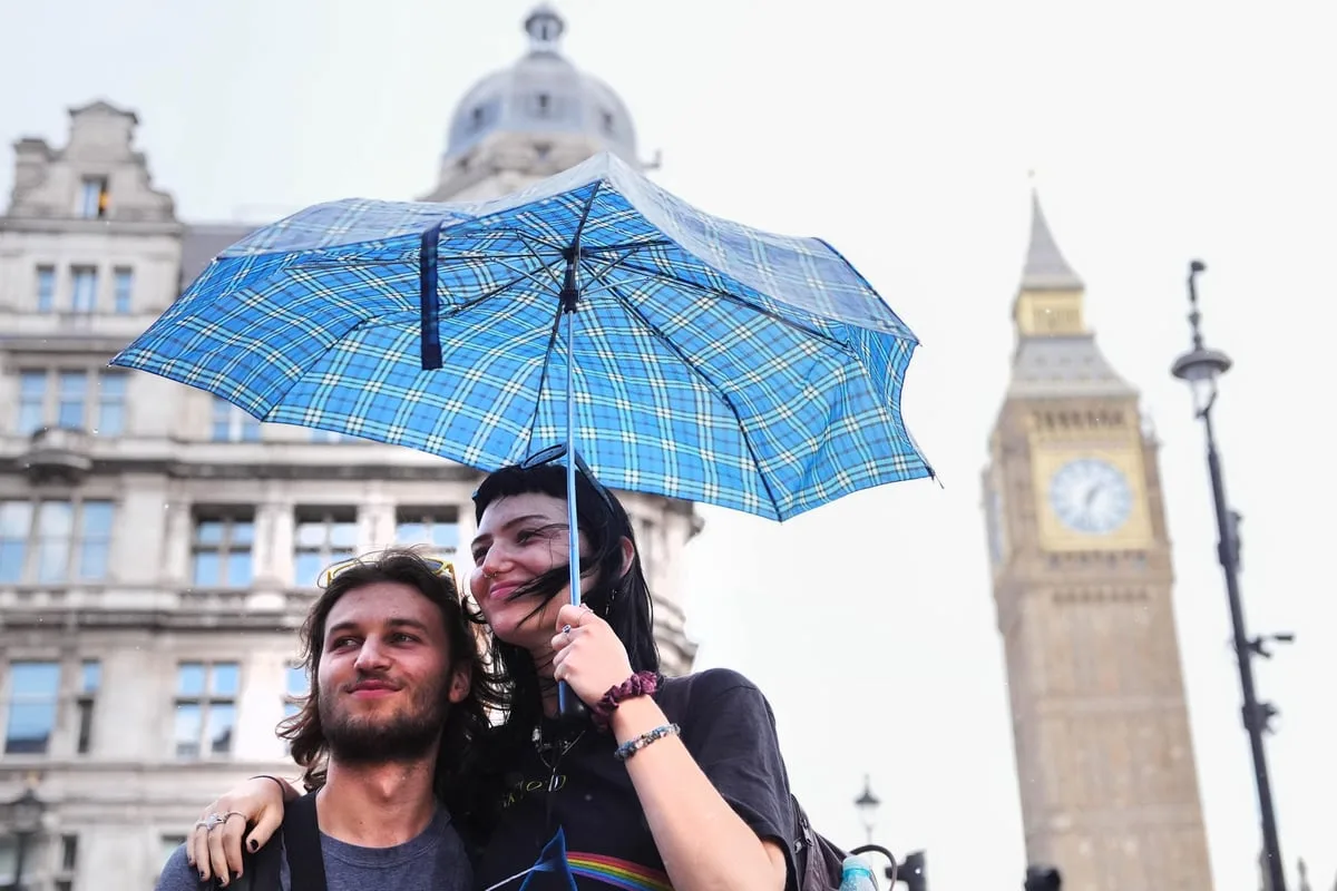 Warnings for thunderstorms before mix of rain and sunshine over weekend
