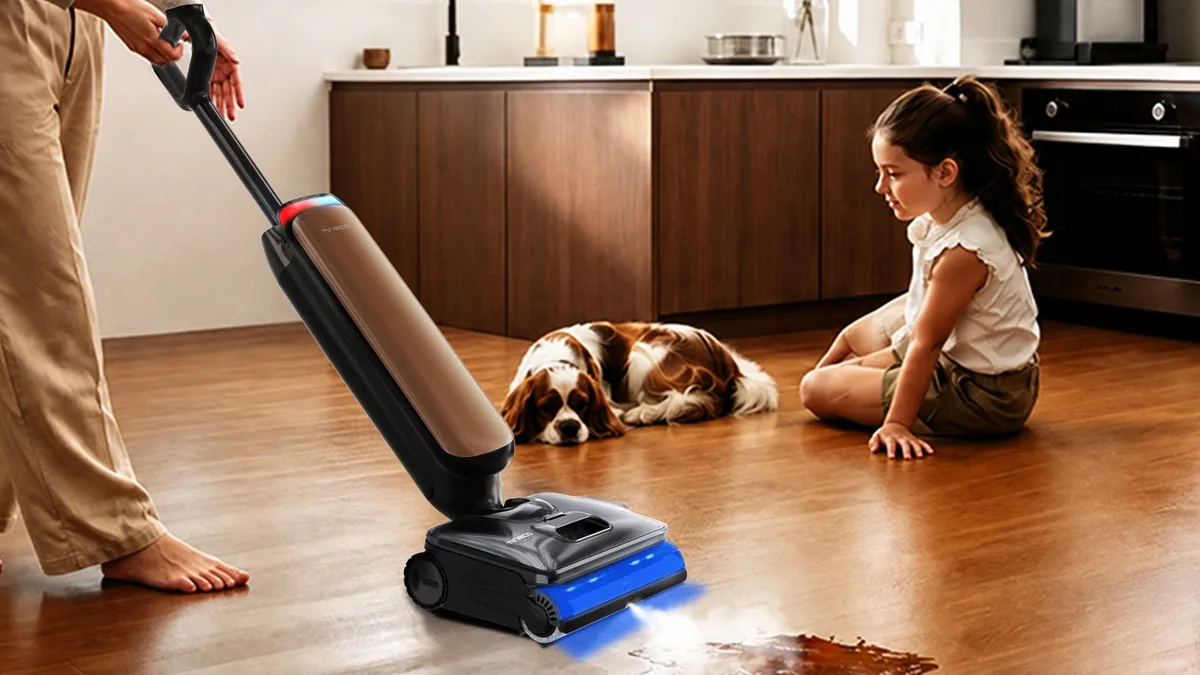 Ça chauffe ! Avec son nouvel aspirateur laveur, Tineco fait monter la température pour laver le sol