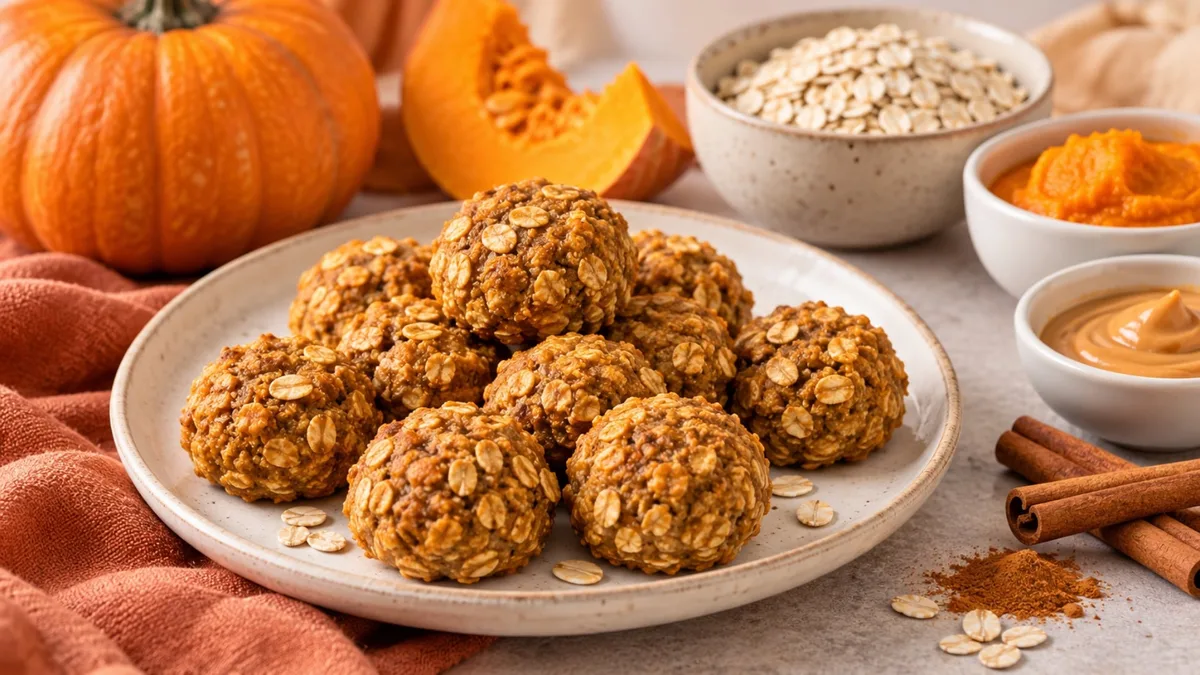 Bocaditos de avena y calabaza: cómo preparar esta receta fácil y saludable para el otoño