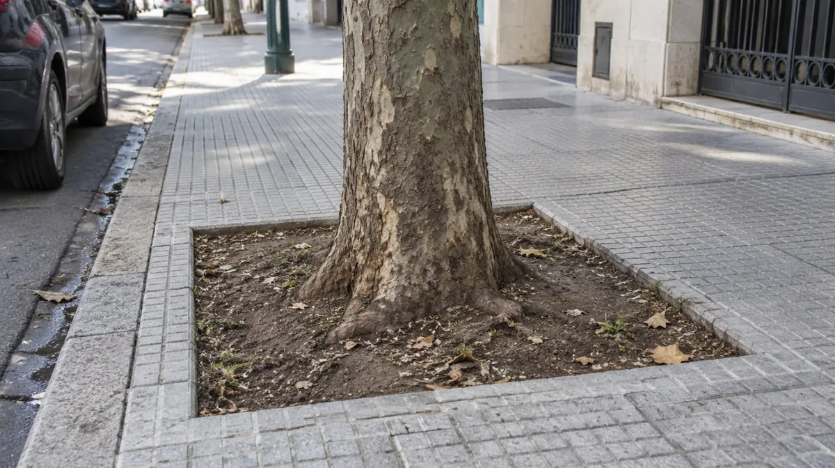 Pocos lo saben: para qué sirven los cuadrados de tierra alrededor de los árboles en las veredas