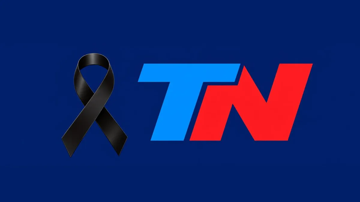 Por qué TN tiene una cinta de luto en su pantalla