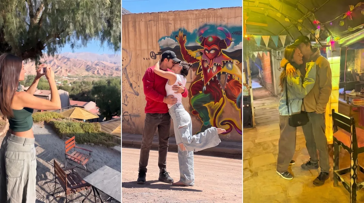 Sofía Jujuy y su novio cumplieron un año y lo festejaron en la ciudad donde se conocieron: “Esas calles mágicas”
