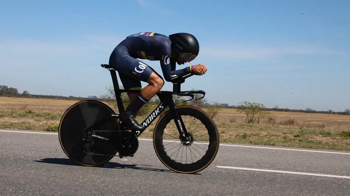 Walter Vargas fue el mejor colombiano del mundial de ciclismo, en contrarreloj: este fue el campeón
