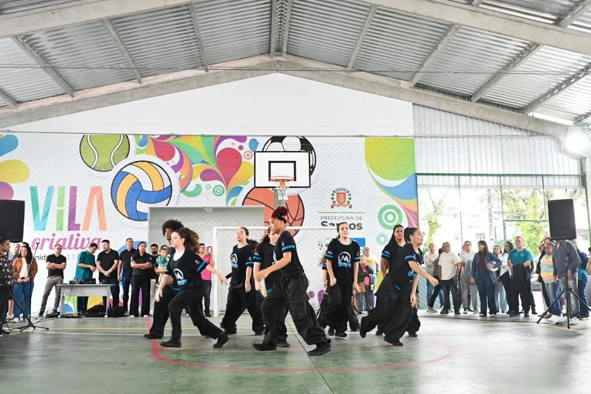 Santos ganha nova Vila Criativa com cursos, oficinas e atividades esportivas no Estuário
