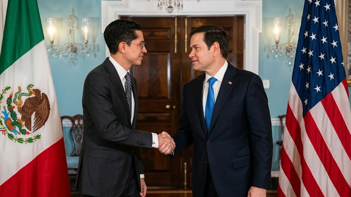 Marco Rubio recibe a Roberto Velasco: EEUU pidió acciones decisivas para detener el tráfico de fentanilo