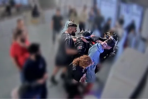 Brother of Manchester Airport thug who attacked cops sacked as police officer for 'racist comment'