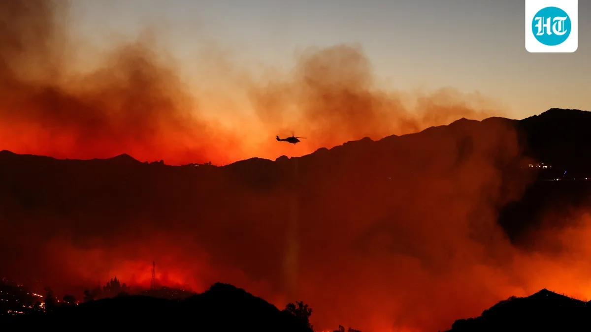 California wildfires: Power cuts hit thousands as Malibu blaze fuels evacuation concerns