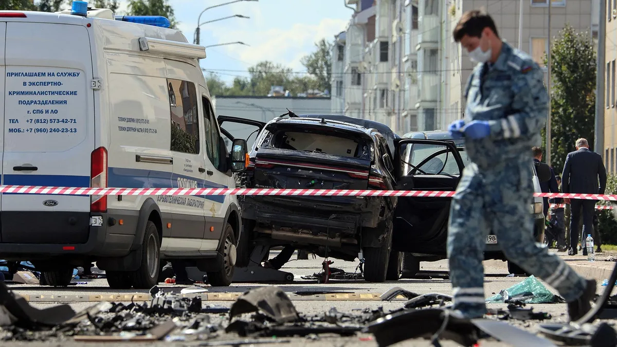 Offenbar russischer Offizier bei Explosion in St. Petersburg getötet