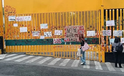 A un año del asesinato de Jesús Israel, alumnos del CCH Sur exigen no olvidar el hecho y rechazan violencia; piden que seguridad sea permanente