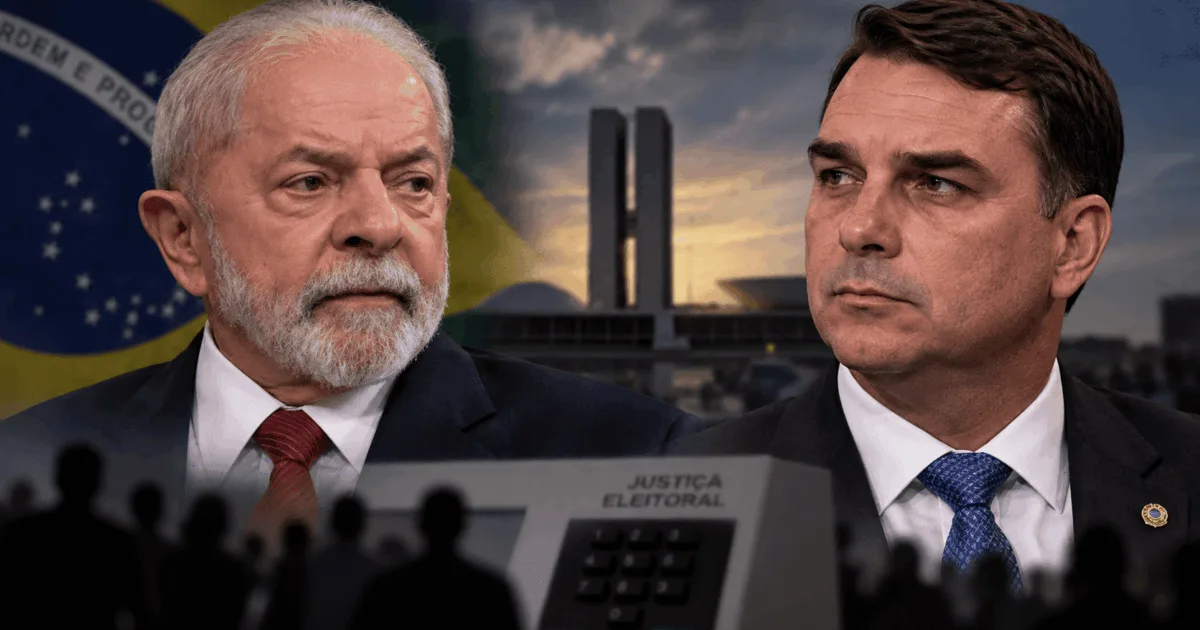 Lula e Flávio Bolsonaro aparecem empatados em novas pesquisas eleitorais