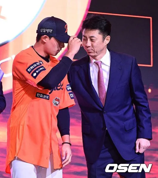[사진]한화 2027 신인드래프트 1라운드 선택은 설악고 민주홍