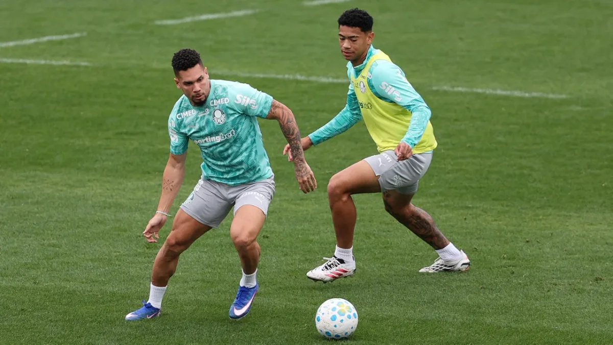 Piquerez e Paulinho treinam, e Palmeiras abre preparação para enfrentar o Santos