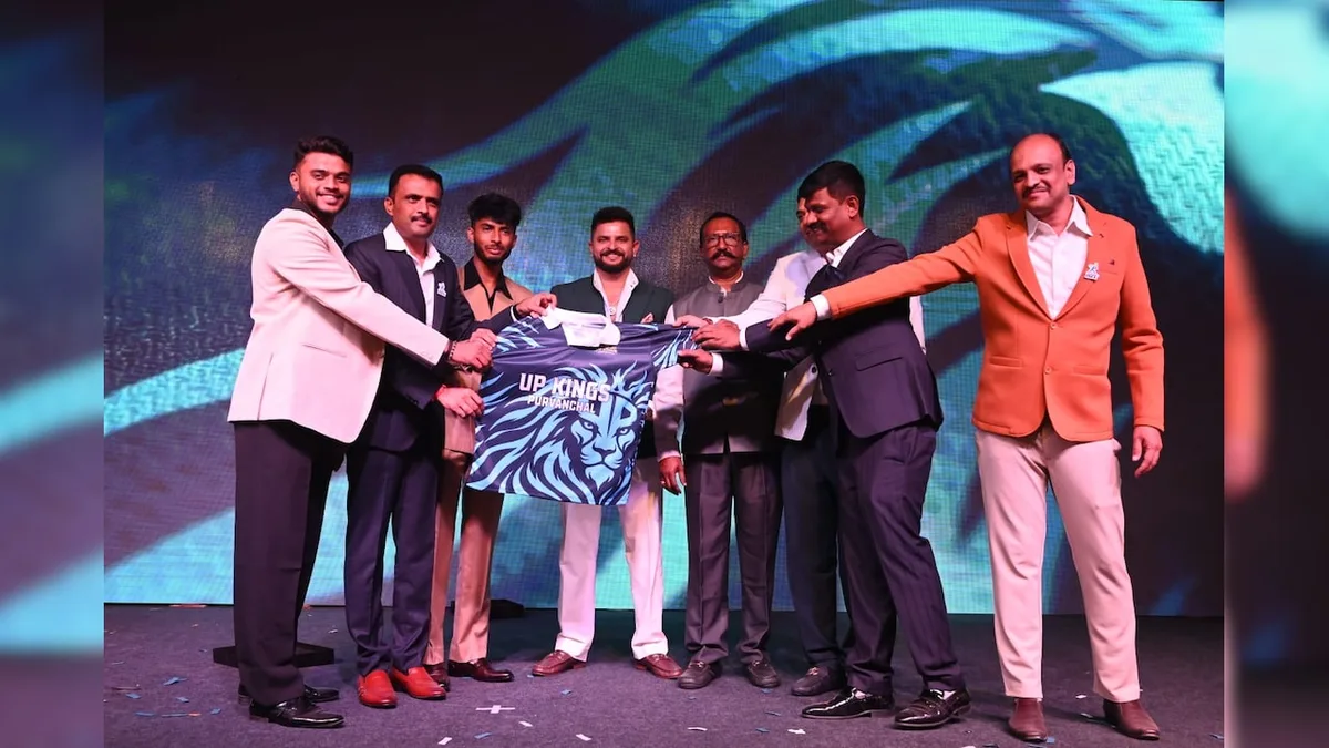 Suresh Raina Attends Indian Softball Cricket League Launch
