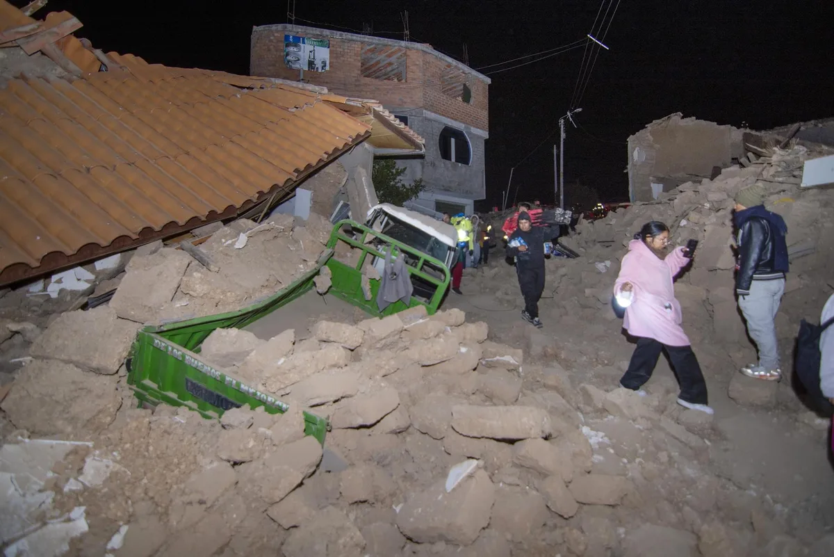 Perú registra varias réplicas tras el terremoto de magnitud 7,2 de Ayacucho