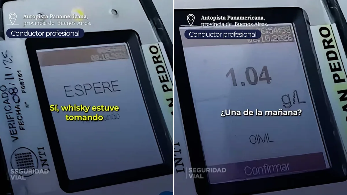 Dio positivo de alcoholemia, le retuvieron la licencia y deberá pagar una multa millonaria: “Whisky estuve tomando”