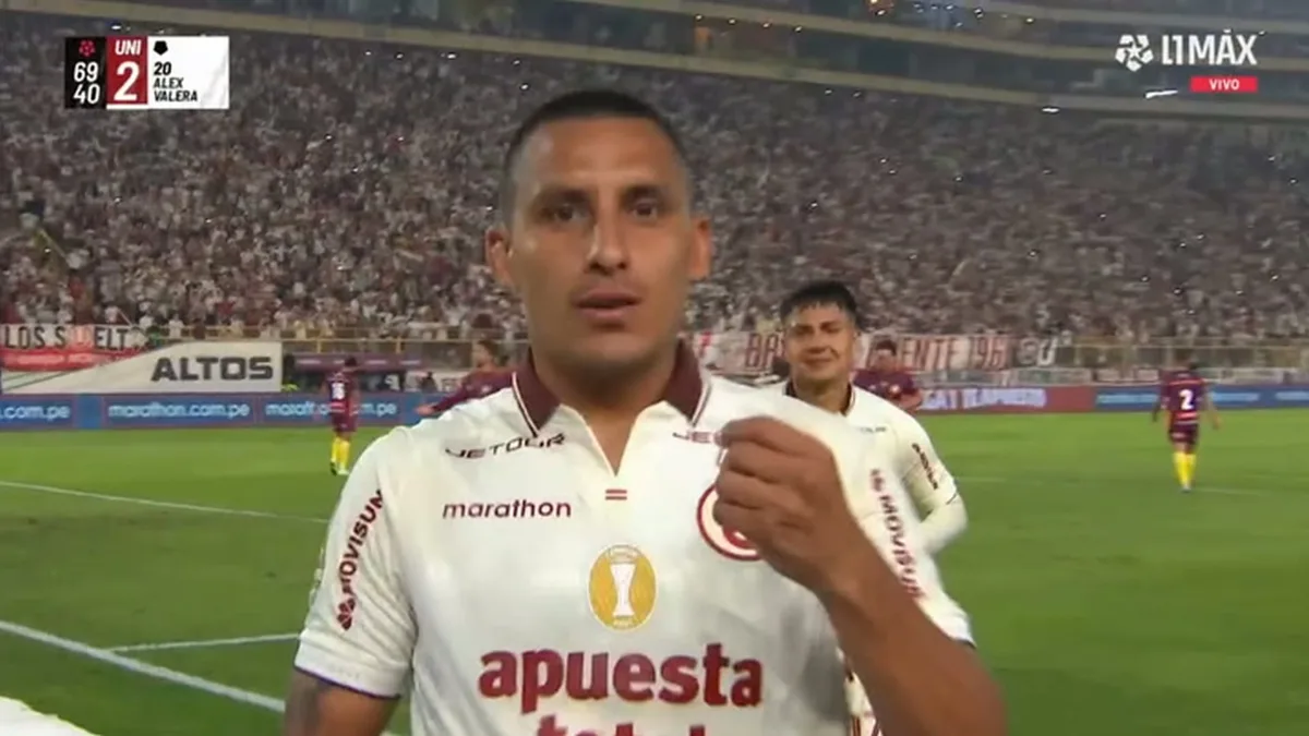 Gol de penal Alex Valera en Universitario vs Los Chankas con el que superó a Piero Alva en la tabla de artilleros históricos en Ate