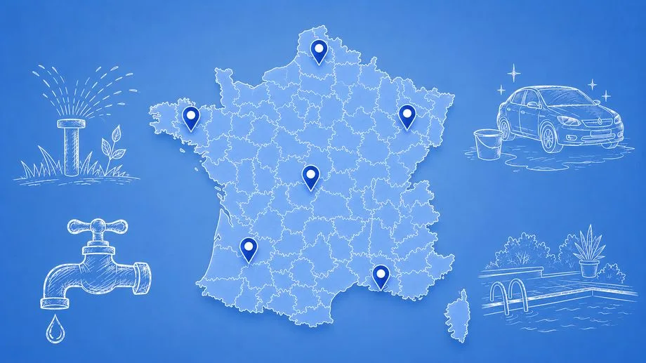 CARTE - Sécheresse : quel niveau d'alerte et quelles restrictions d'eau près de chez vous ?