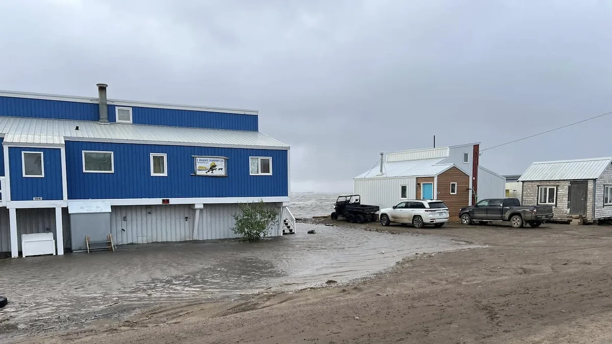 As sea ice vanishes, Arctic communities like Tuktoyaktuk are losing their shoreline