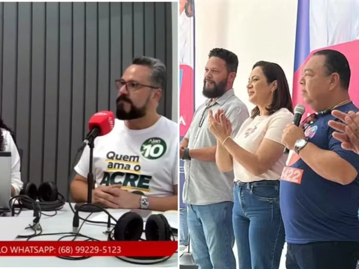 Confira o dia de campanha dos candidatos ao governo do Acre nesta quarta-feira (23)