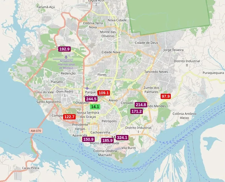 O ar de Manaus é o pior do mundo