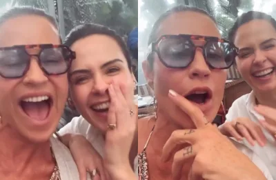 Duas lobas juntas! Luana Piovani e Ana Paula Renault celebram primeiro encontro: “Mundo, cuidado”