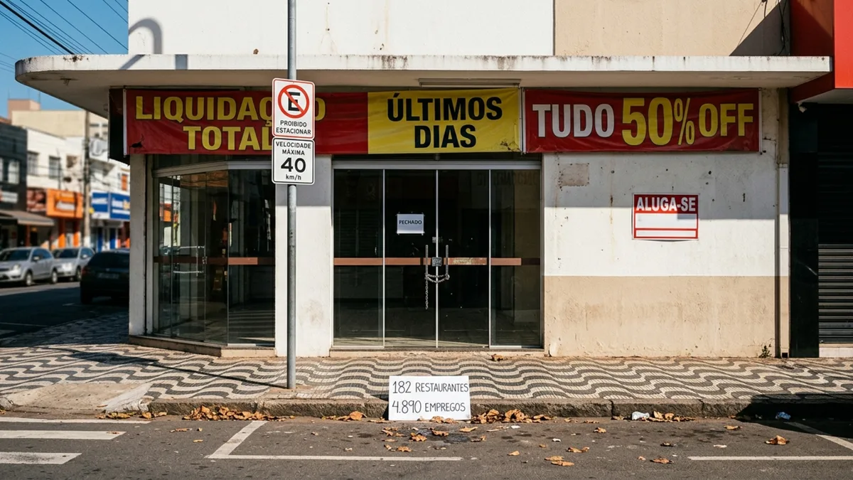 Rede de fast-food entra em falência com 182 restaurantes próprios e quase 4.900 trabalhadores na operação