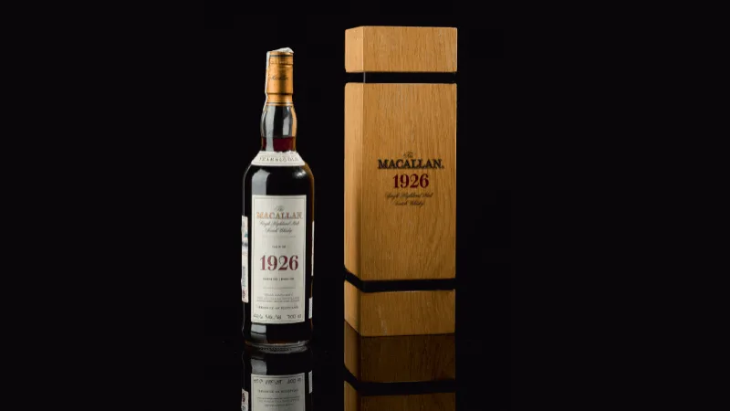 Macallan 1926 alcança 2,51 milhões de euros em leilão