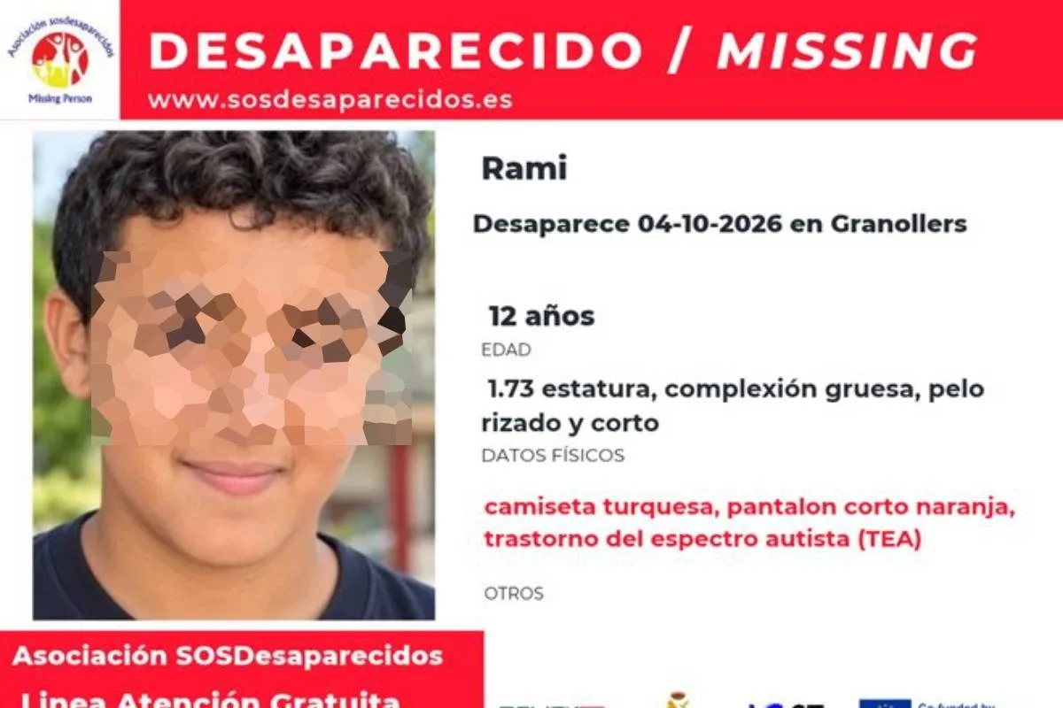 Encuentran en el mar el cuerpo de Rami, el niño de 12 años que desapareció en Granollers durante el temporal