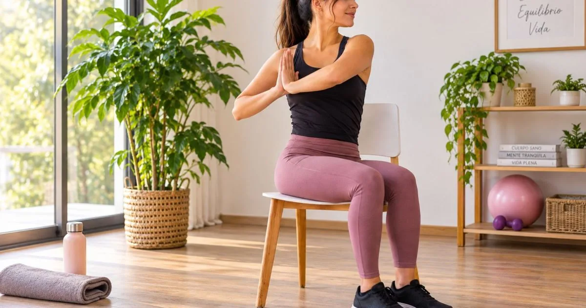 ¿Te cuesta moverte? Estos ejercicios de Pilates en silla pueden ayudarte a ganar movilidad
