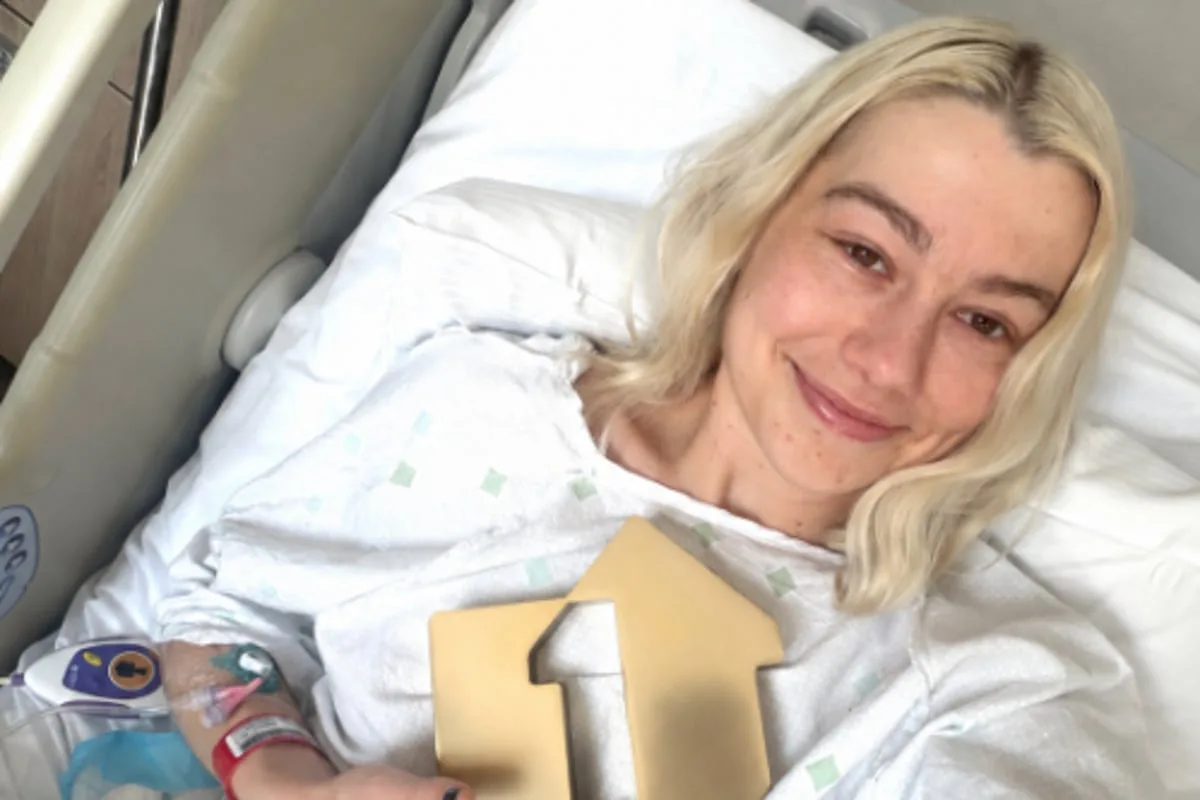 Phoebe Bridgers celebrates first UK solo number album from hospital