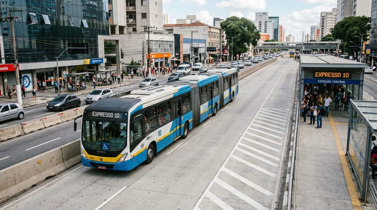 Projetado para levar centenas de pessoas de uma só vez, este ônibus possui vários eixos e uma carroceria tão longa que o motorista depende de sistemas eletrônicos para controlar curvas e movimentações em espaços apertados