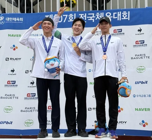 [전국체전] 'AG 근대5종 금' 전웅태·성승민, 남녀일반부 4종 우승